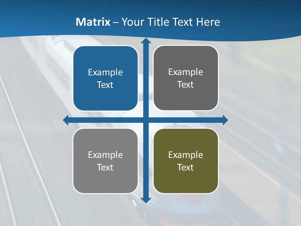 Diesel Commute Passenger PowerPoint Template