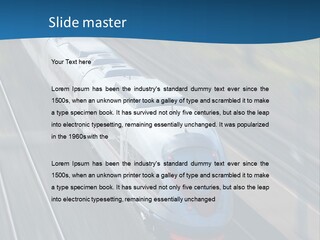 Diesel Commute Passenger PowerPoint Template