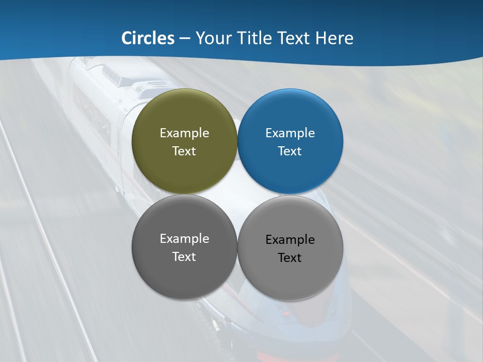 Diesel Commute Passenger PowerPoint Template