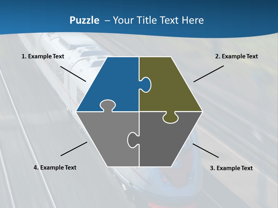 Diesel Commute Passenger PowerPoint Template