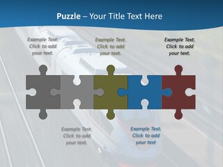 Diesel Commute Passenger PowerPoint Template