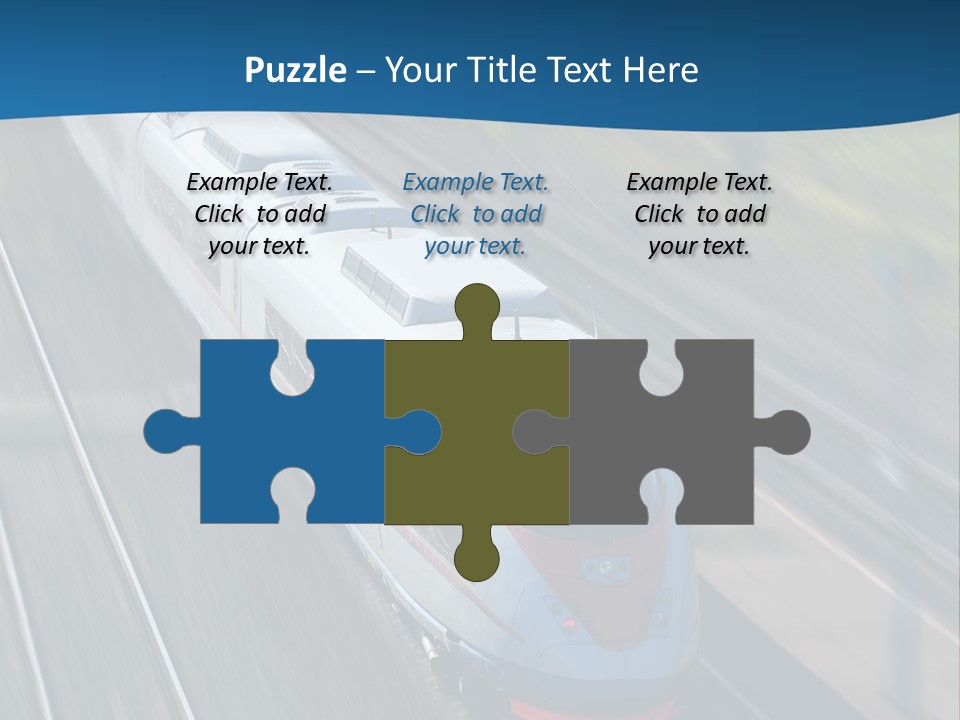 Diesel Commute Passenger PowerPoint Template