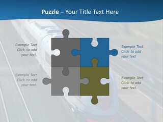 Diesel Commute Passenger PowerPoint Template