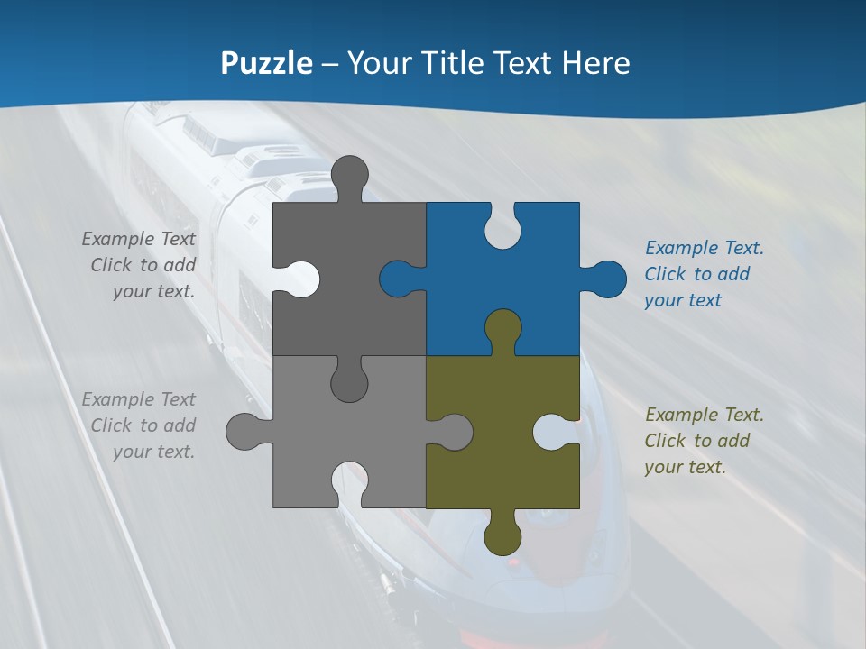 Diesel Commute Passenger PowerPoint Template