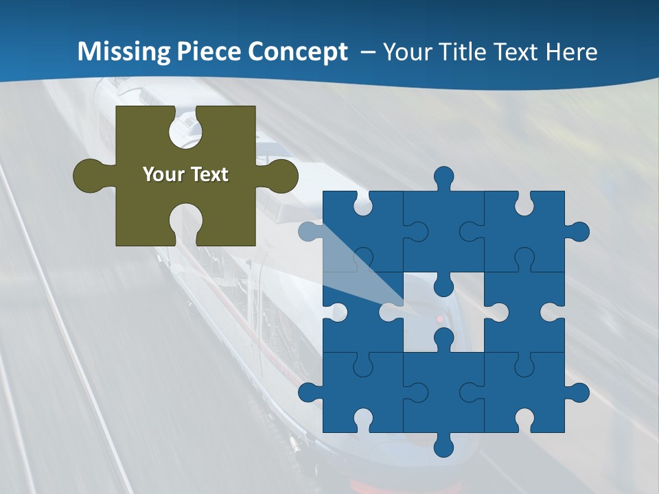 Diesel Commute Passenger PowerPoint Template