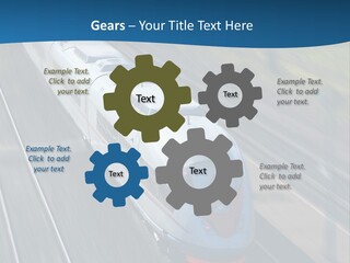 Diesel Commute Passenger PowerPoint Template