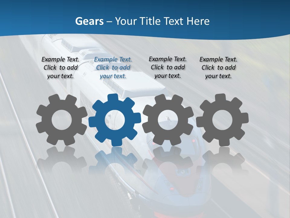 Diesel Commute Passenger PowerPoint Template