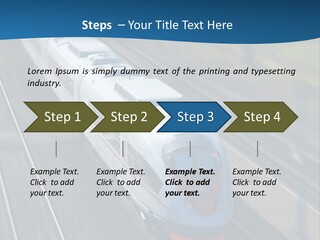 Diesel Commute Passenger PowerPoint Template
