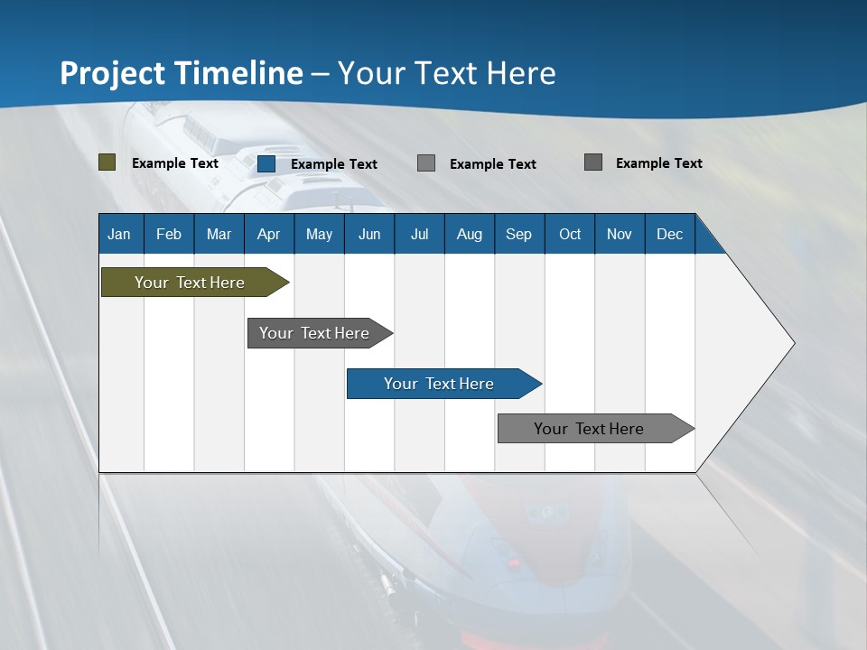 Diesel Commute Passenger PowerPoint Template