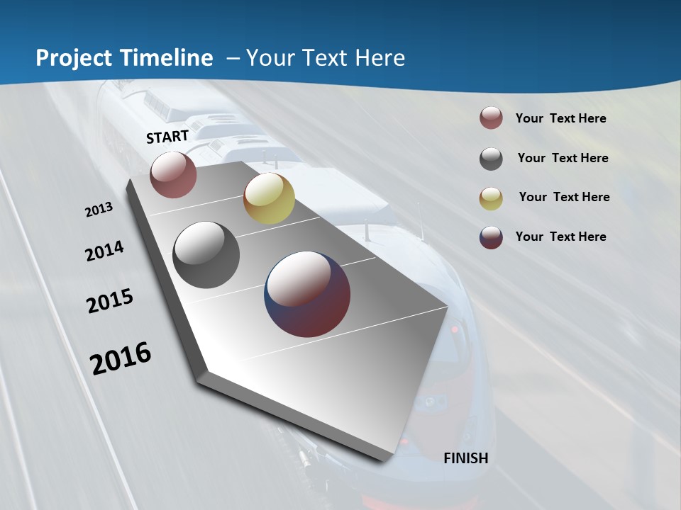 Diesel Commute Passenger PowerPoint Template