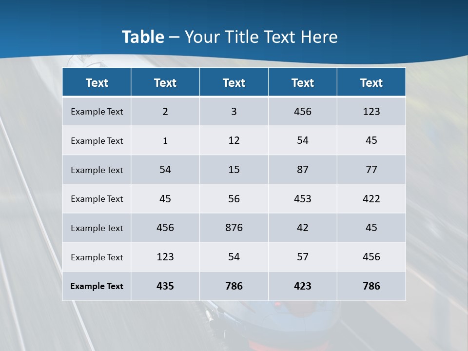 Diesel Commute Passenger PowerPoint Template