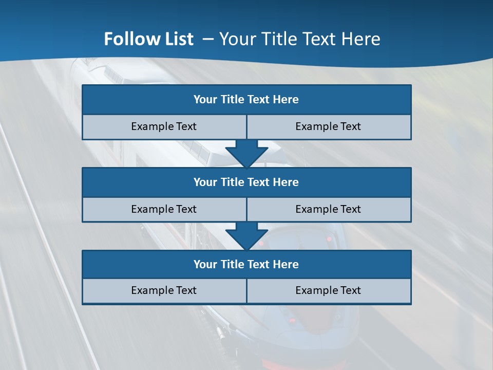 Diesel Commute Passenger PowerPoint Template