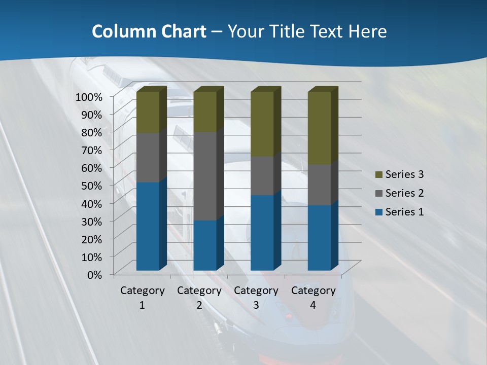Diesel Commute Passenger PowerPoint Template
