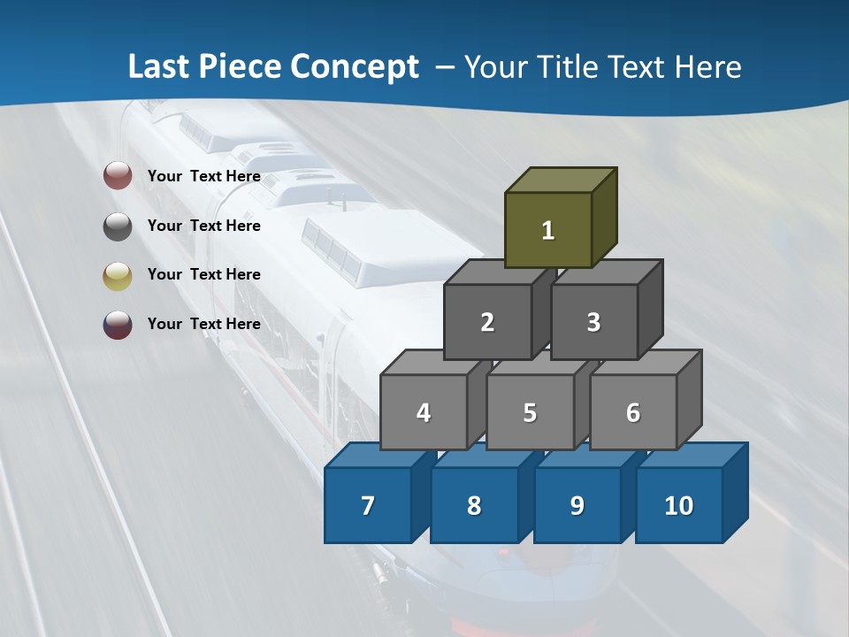 Diesel Commute Passenger PowerPoint Template