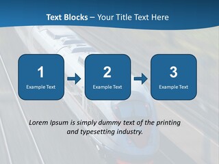 Diesel Commute Passenger PowerPoint Template