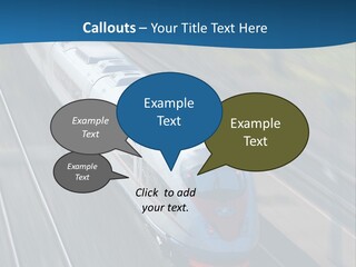 Diesel Commute Passenger PowerPoint Template