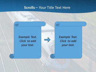 Diesel Commute Passenger PowerPoint Template