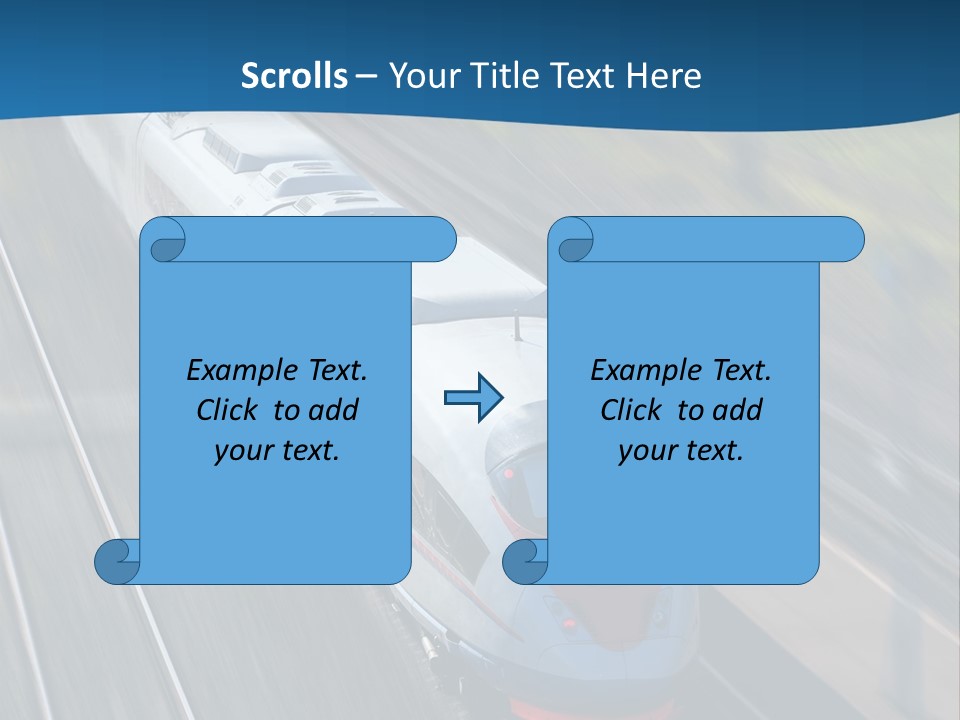 Diesel Commute Passenger PowerPoint Template