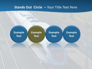 Diesel Commute Passenger PowerPoint Template