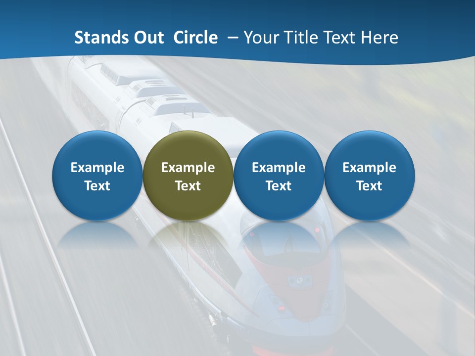 Diesel Commute Passenger PowerPoint Template