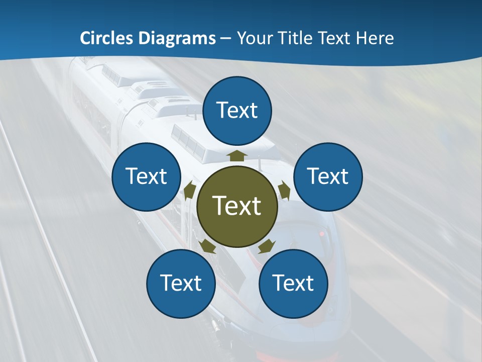 Diesel Commute Passenger PowerPoint Template