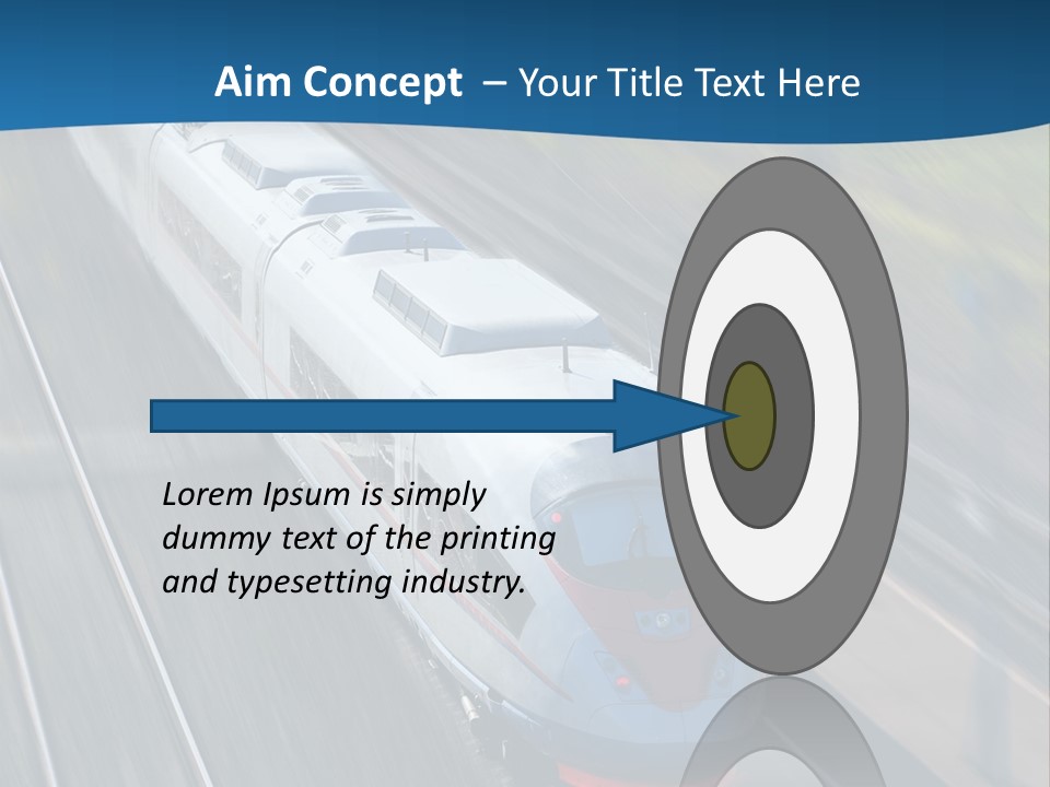 Diesel Commute Passenger PowerPoint Template