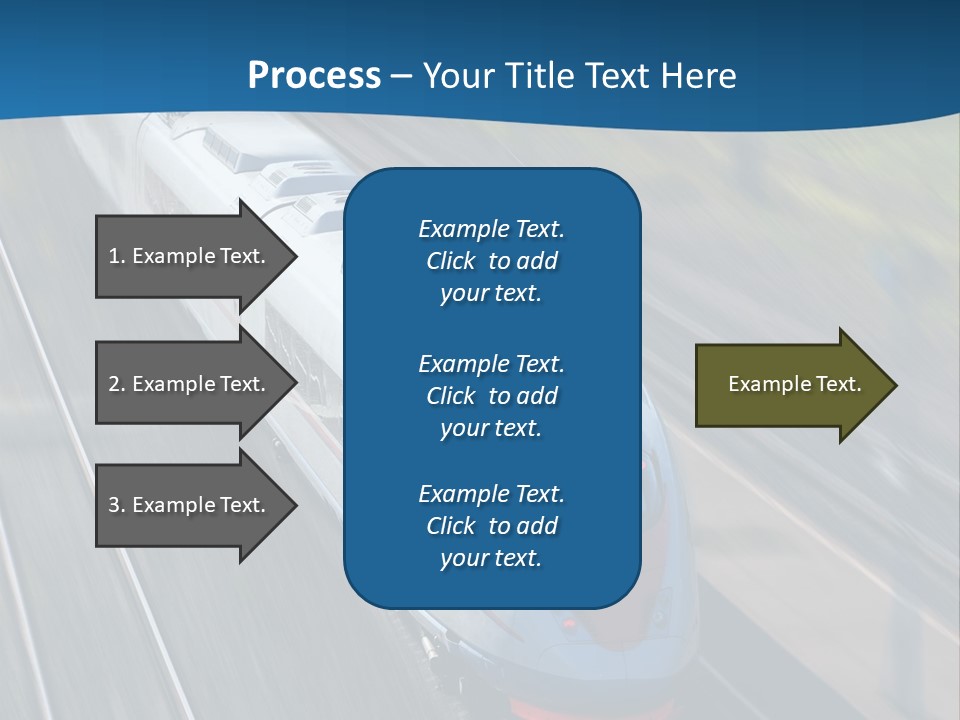 Diesel Commute Passenger PowerPoint Template