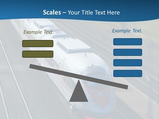 Diesel Commute Passenger PowerPoint Template