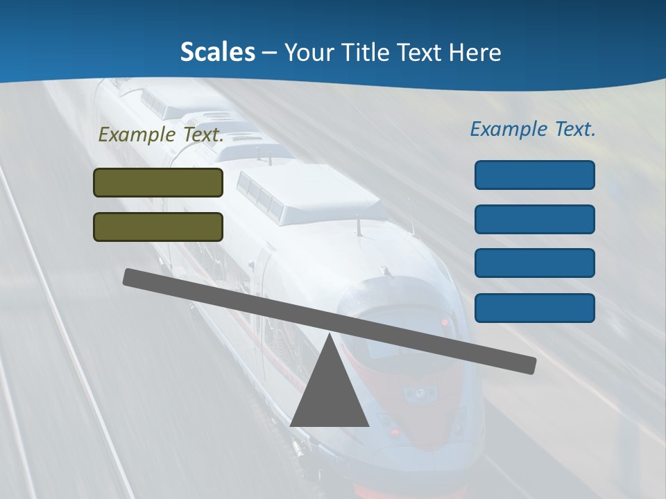 Diesel Commute Passenger PowerPoint Template