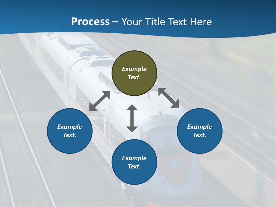 Diesel Commute Passenger PowerPoint Template