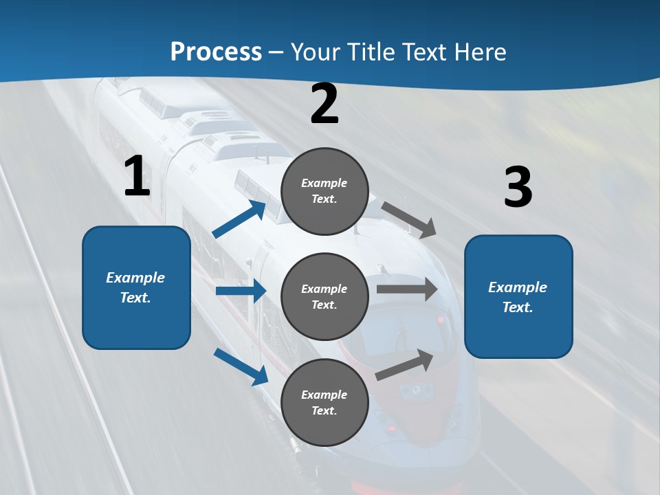 Diesel Commute Passenger PowerPoint Template