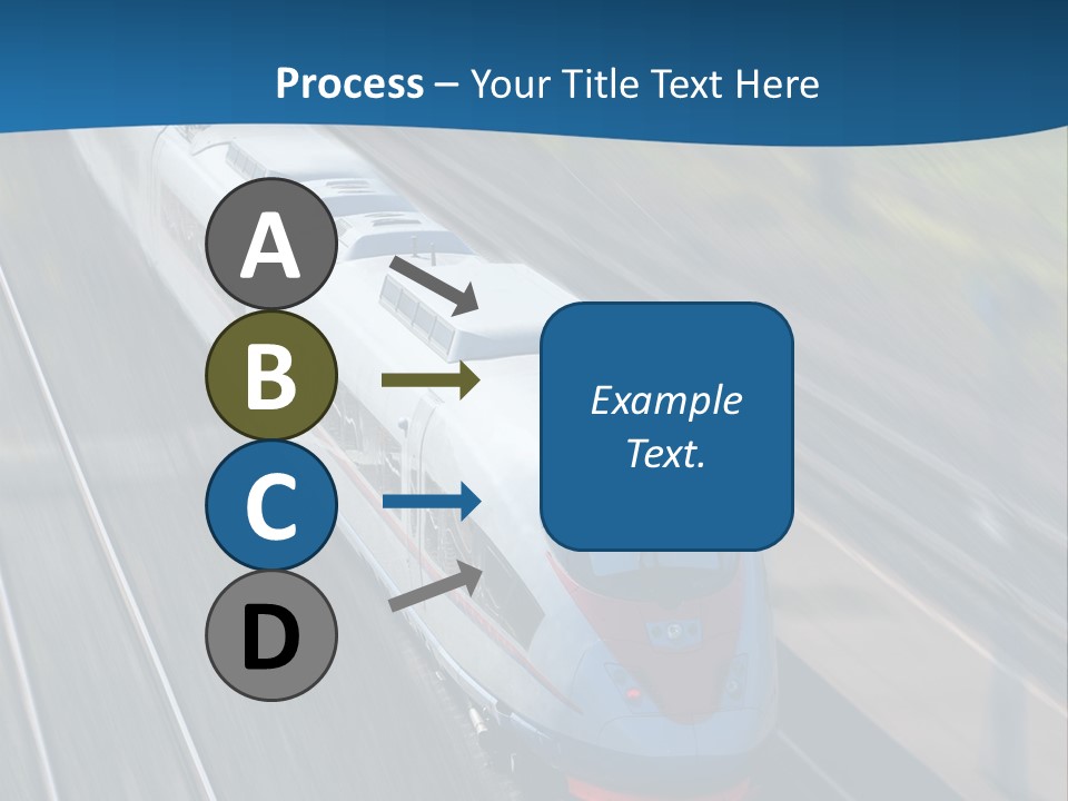 Diesel Commute Passenger PowerPoint Template