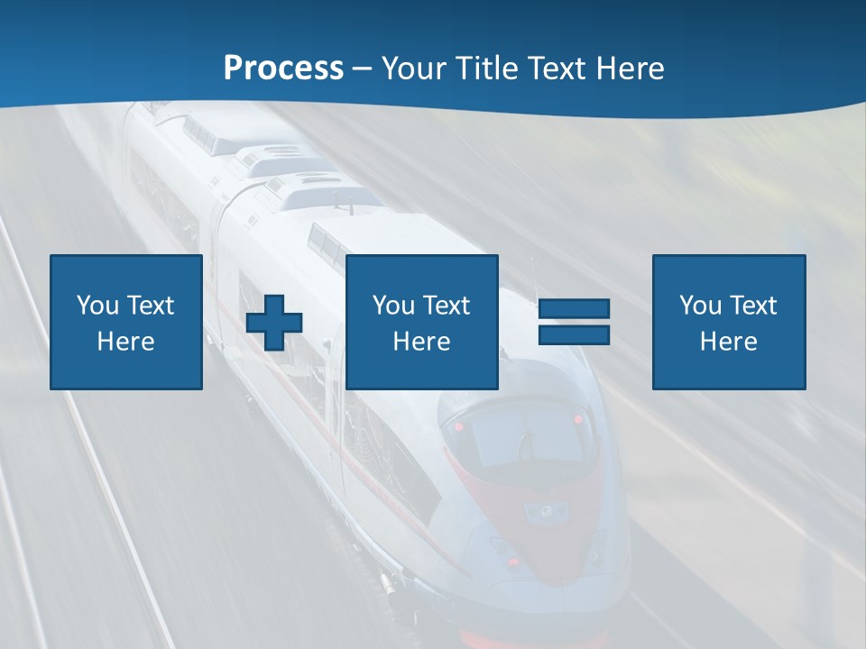 Diesel Commute Passenger PowerPoint Template