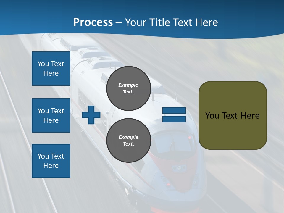 Diesel Commute Passenger PowerPoint Template