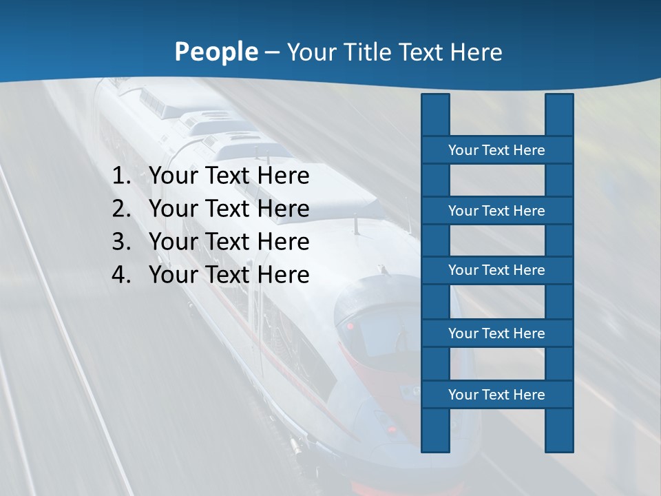 Diesel Commute Passenger PowerPoint Template