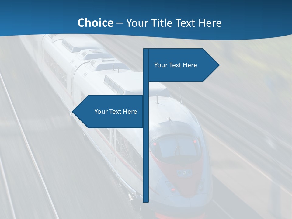 Diesel Commute Passenger PowerPoint Template