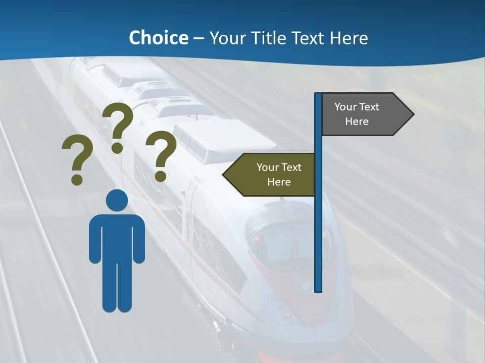 Diesel Commute Passenger PowerPoint Template