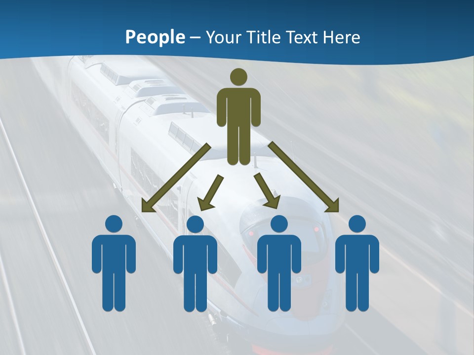 Diesel Commute Passenger PowerPoint Template