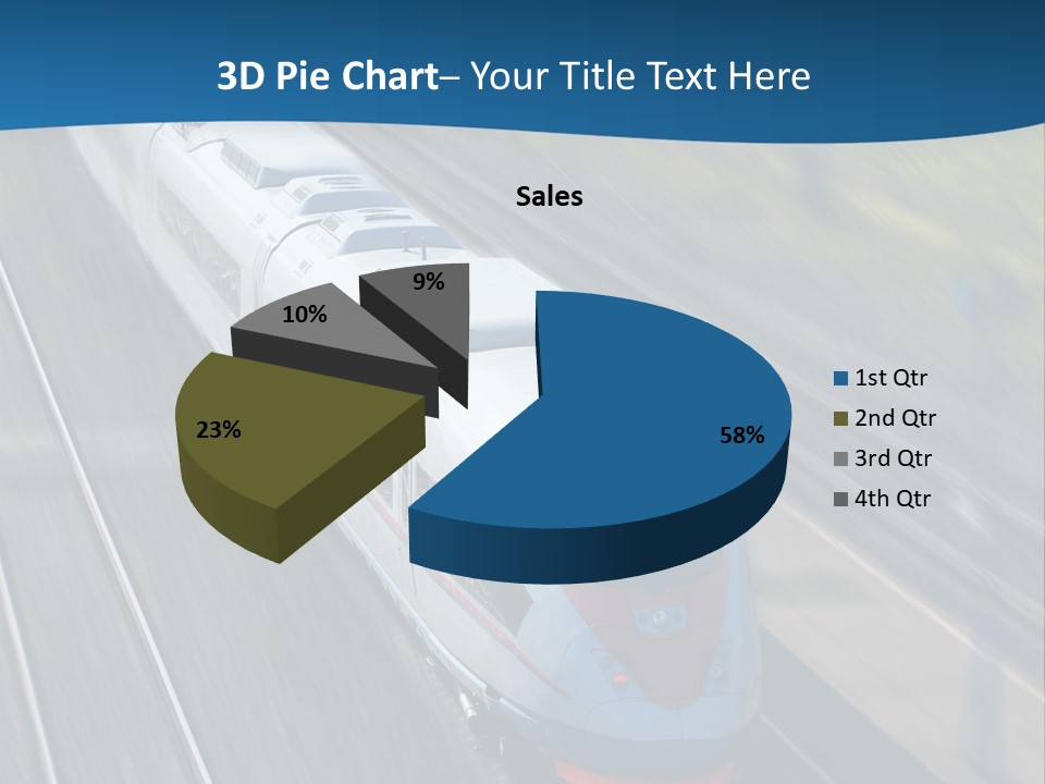 Diesel Commute Passenger PowerPoint Template