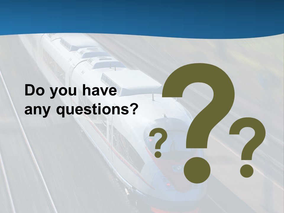 Diesel Commute Passenger PowerPoint Template