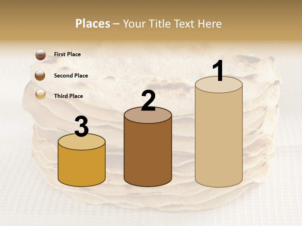 Bread Corn White PowerPoint Template