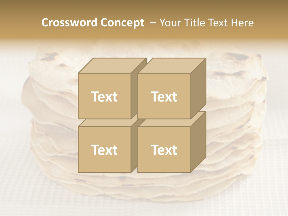 Bread Corn White PowerPoint Template