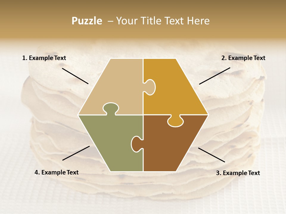 Bread Corn White PowerPoint Template