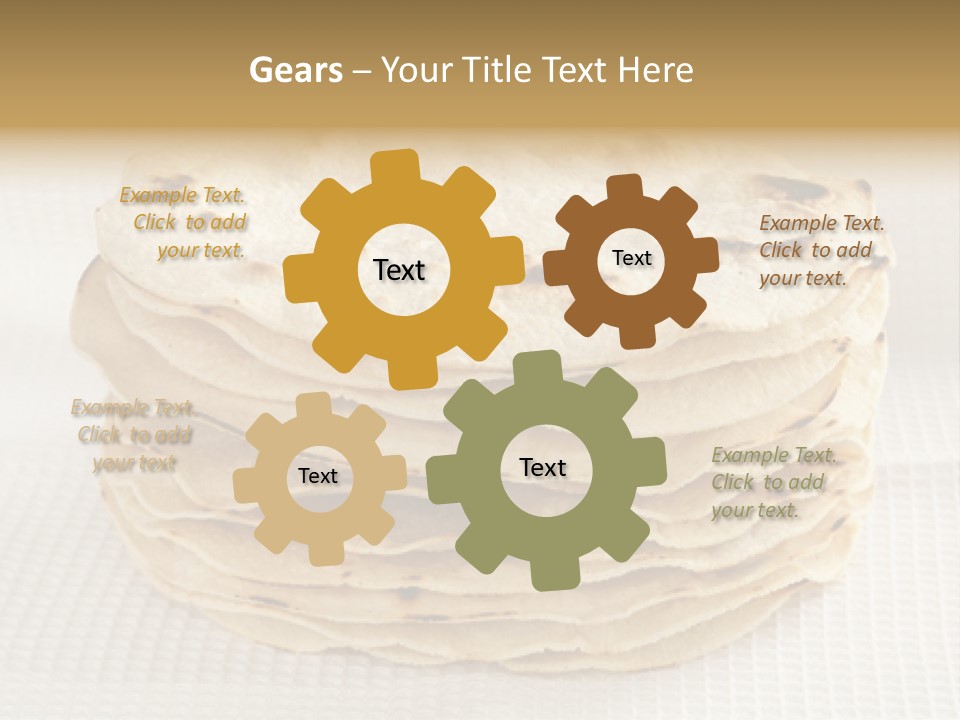 Bread Corn White PowerPoint Template