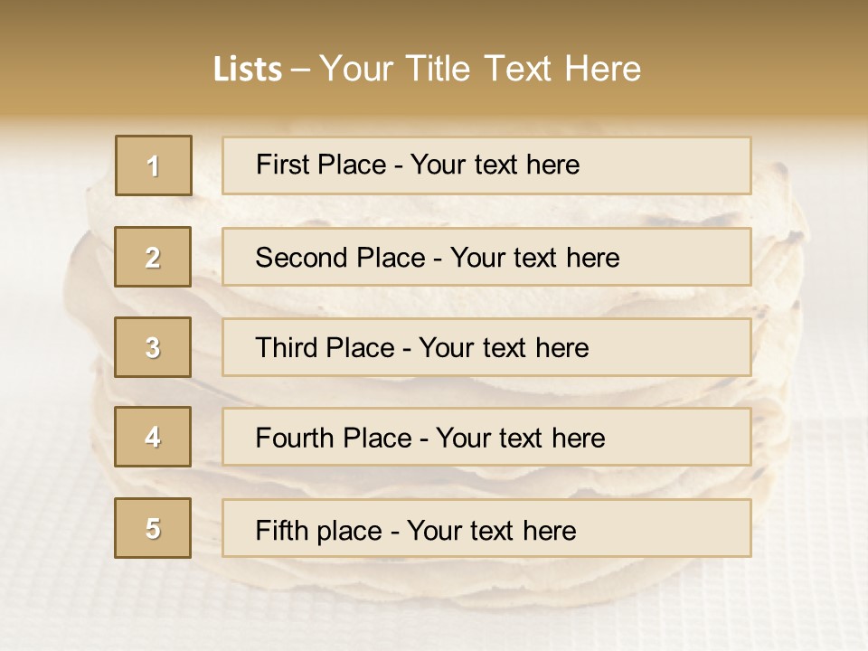 Bread Corn White PowerPoint Template