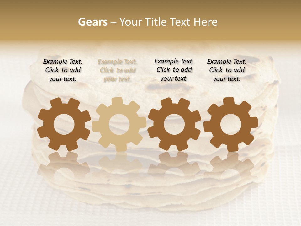 Bread Corn White PowerPoint Template