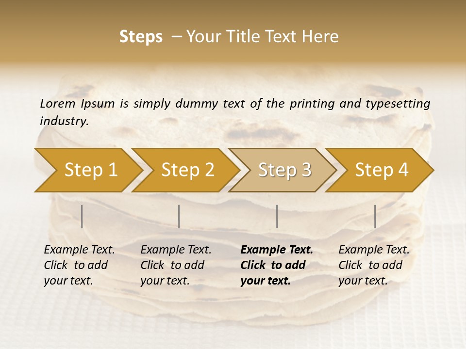 Bread Corn White PowerPoint Template