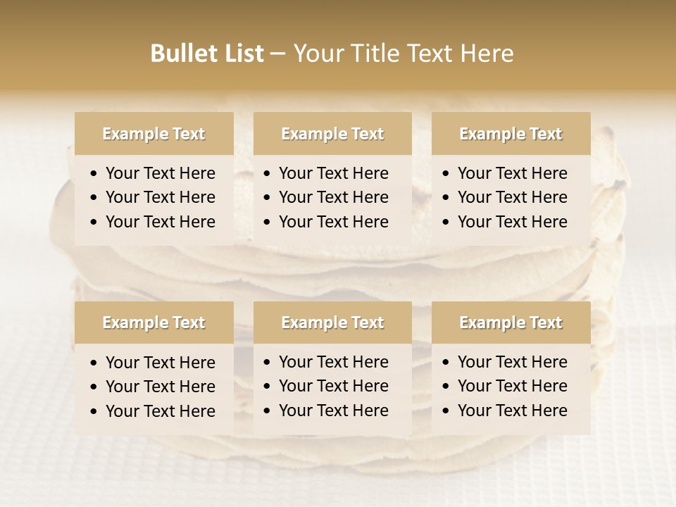 Bread Corn White PowerPoint Template