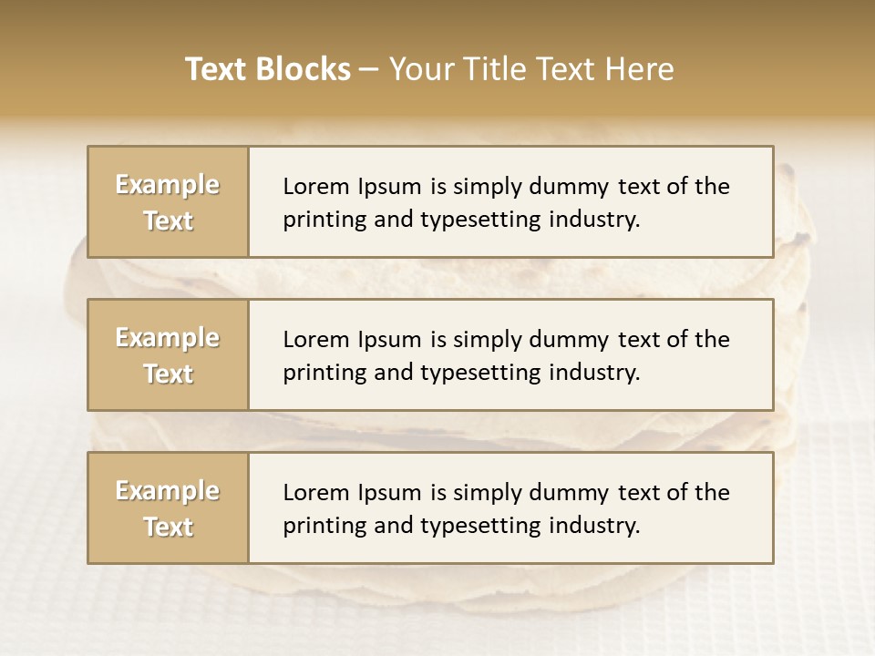 Bread Corn White PowerPoint Template