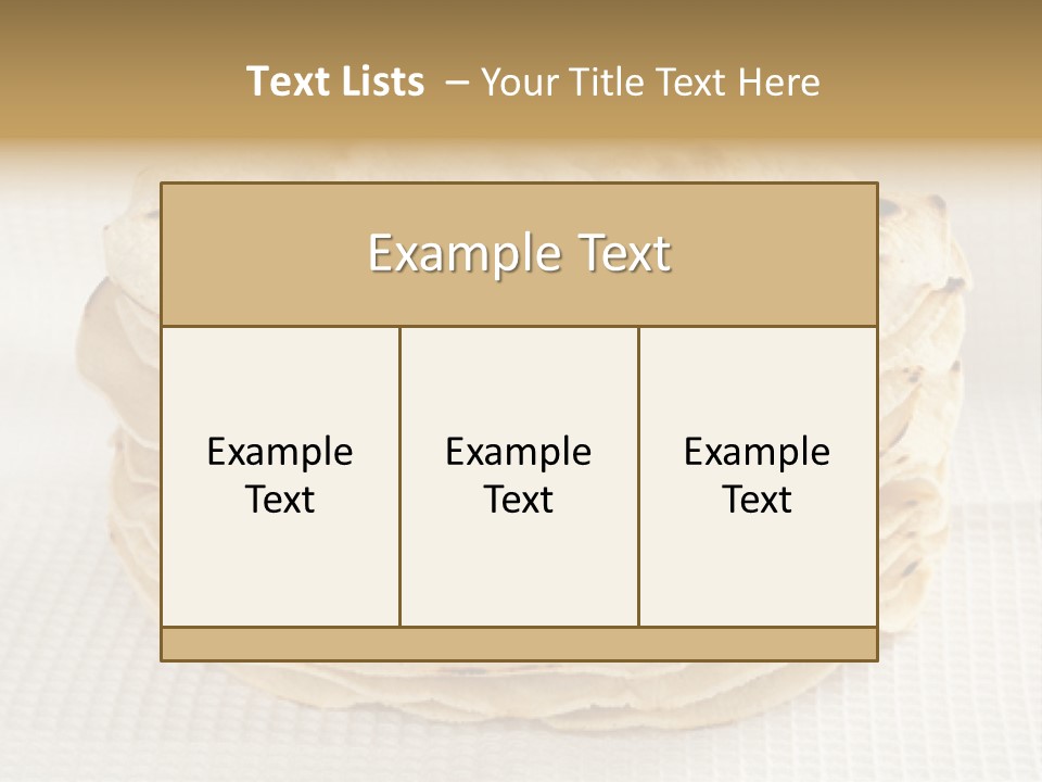 Bread Corn White PowerPoint Template